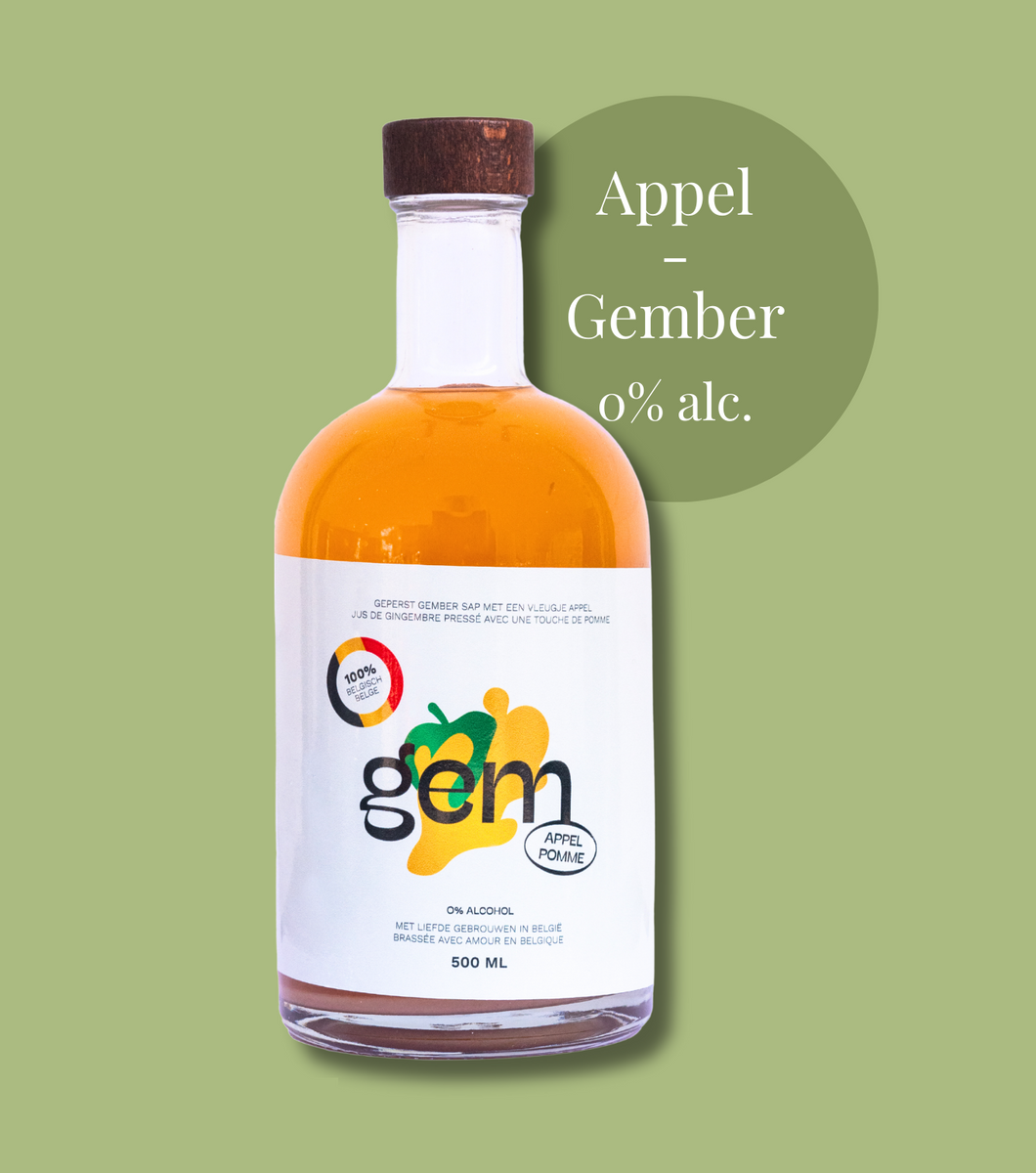Gember appel / gingembre pomme - 500ml